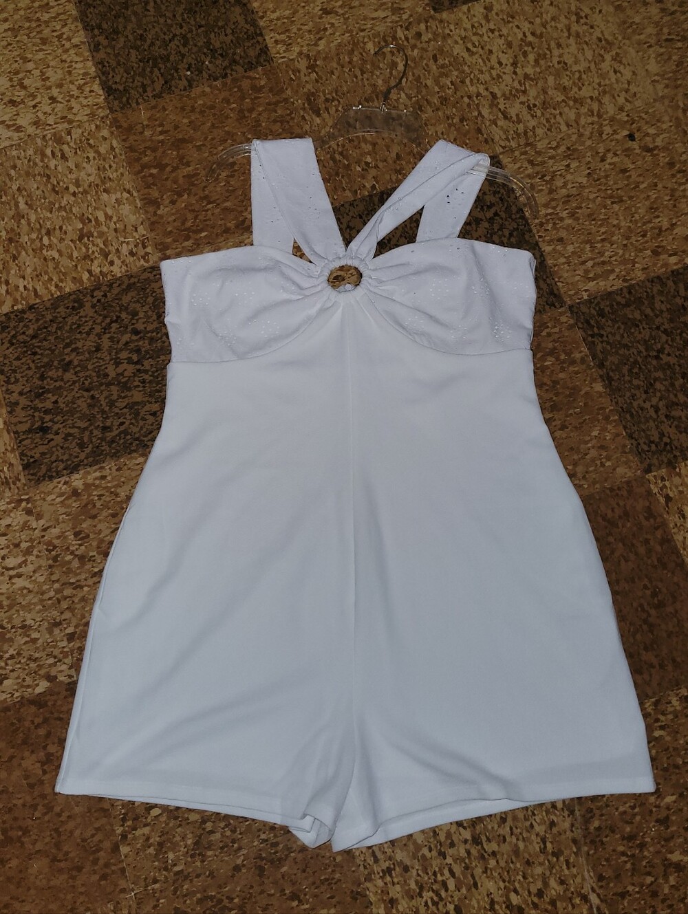Bar III White Romper - XL